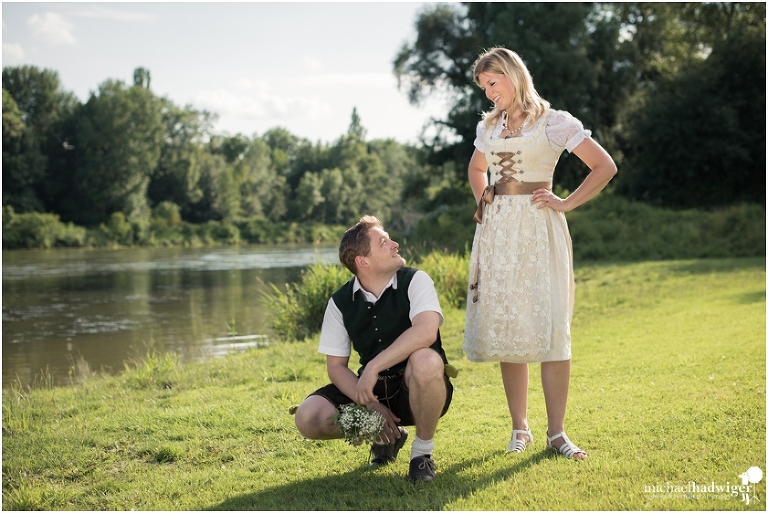 Pre-Shoot in Tracht an der Donau bei Ingolstadt
